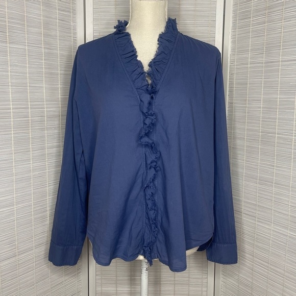 XIRENA Kayde Shirt Crown Blue Size XS - Picture 1 of 10